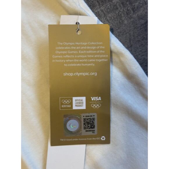 London Olympics Shirt Mens Medium Heritage 1948 Big Ben Rings IOC Official Tee - Picture 5 of 9